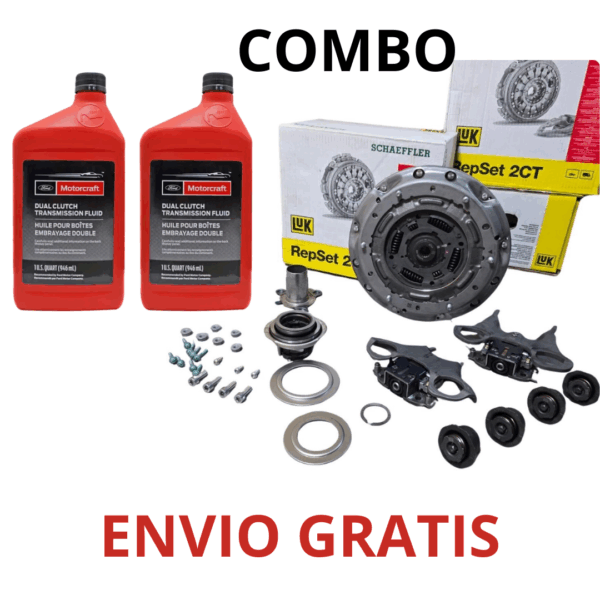 KIT DE CLUTCH LUK DPS6 + ACEITE PARA TRANSMISION  Focus  / Fiesta 2011-2019